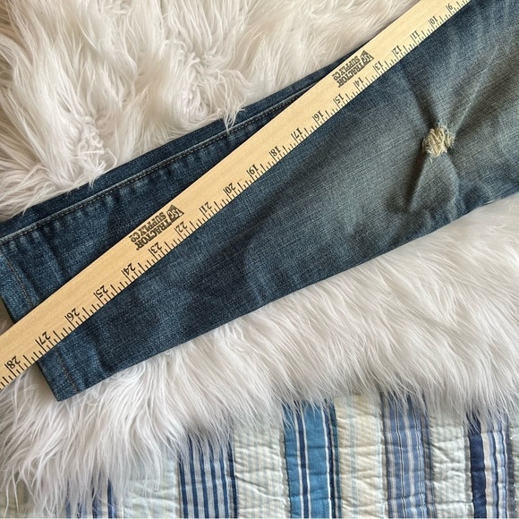 Madewell Men’s Skinny Jeans Distressed Hem Altered 34x27 - Picture 4 of 9